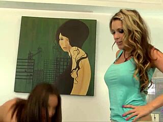 Two Lesbian Chicks Get Busy After Interview