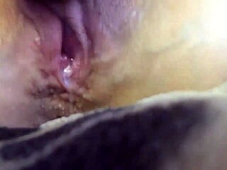 young teen is home alone and starts playing with herself