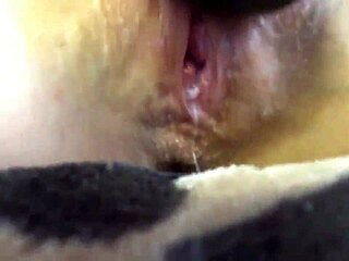 young teen is home alone and starts playing with herself