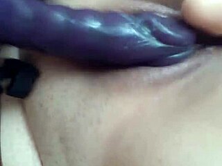 I rub my big pussy with two dildos causing gaping and fetish play