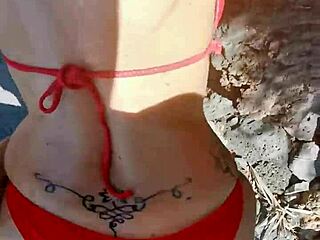 TERESA JONES starts making porn videos in public outdoor blowjob