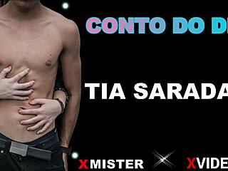 brazilian aunt shows erotic amateur body