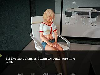 blonde teen and brunette MILF in erotic family game scene!