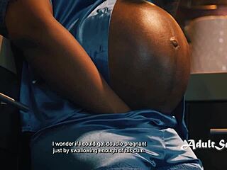 Nathan bronson pounds pregnant avery jane's big ass in kitchen