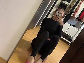 Black Girl Wears Pink Socks For Fetish Soles