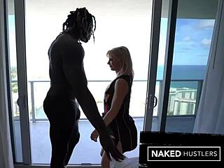 Retired black hooper fucks sex-starved milfs at gym