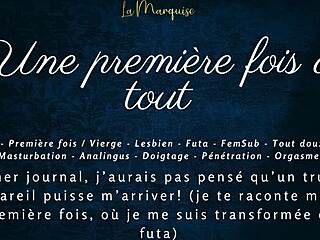 my first time with everything in french futanari porn