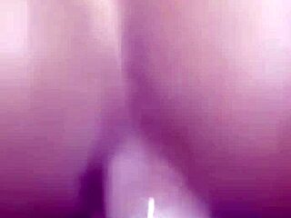 satisfying the pervert's desire by sitting all the way on his big dick, see how much he came