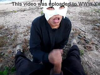 Summer Beach Anal Creampie Voyeur Session