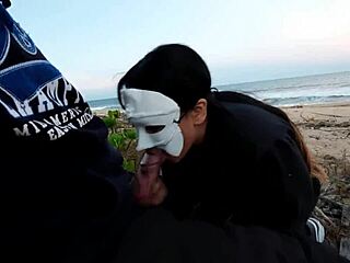 Summer Beach Anal Creampie Voyeur Session