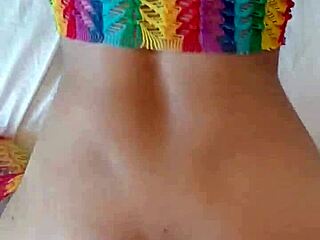 Candie Cross says, Am I a natural? bent over in doggystyle POV.