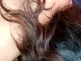 Sloppy Blowjob and Intense Cowgirl Fuck from Screaming Stepsister!