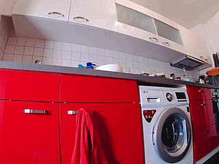 this curvy babe is teasing with her big ass in tight shorts 😏