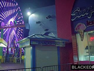 Hot blonde cheats with big cock, records blowjob and riding