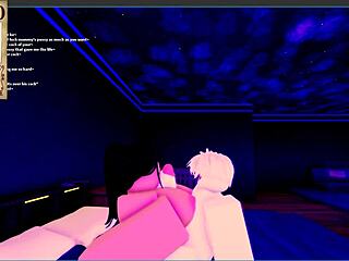 so i met this goth mommy with big tits and ass, riding cowgirl in roblox condo rp