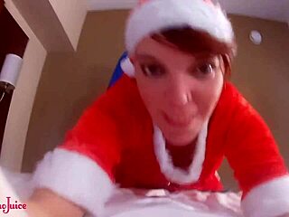 the christmas black breeding of mrs claus with aurora foxe short clip 🎄