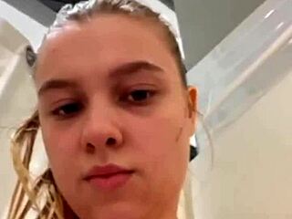 Chubby girl fingers her wet pussy outdoors until she cums hard