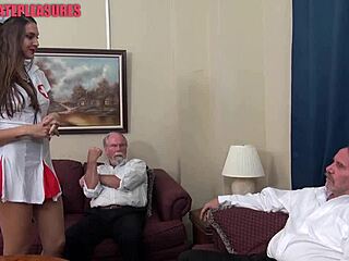 Nurse Sadie Demands That Sperm Sample Now!