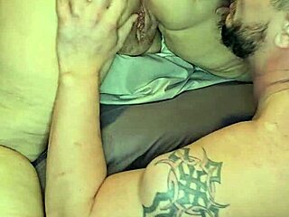 Her ass and pussy get eaten from behind in surprising twist