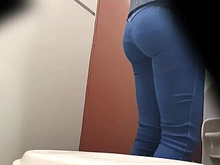 Spy Cam Captures Cute Argentine Stepsister Pissing in Sensual Upskirt Moment