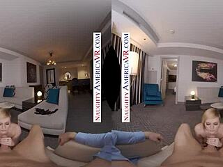 naughty america presents kate england who fucks you in vr with blowjob and stockings