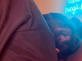 ebony amateur in homemade video gets her wet pussy licked deep then fucked doggystyle hard