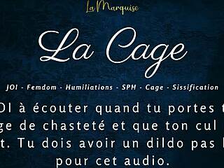 La Cage - Femdom Caged Anal Joi