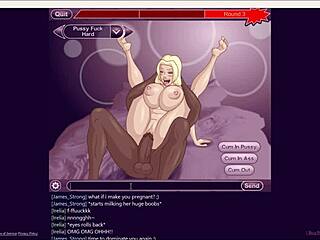 Tetona blonde with big tits craves my huge monster cock and big black cock in wild action