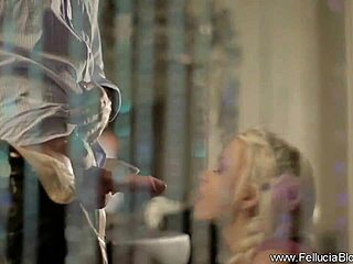 Oh man, that blowjob voyeur scene live in Germany is so hot! 😏