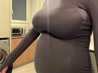 Jerking Off On My Stepmoms Big Milky Tits!