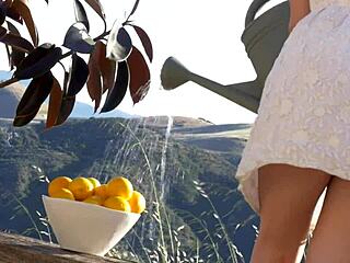 Why does natural beauty Jillian Janson love making herself cum outdoors?