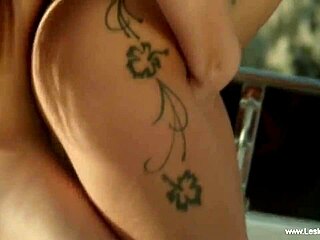 Redhead Babe in Clothes Ripped Teases with Blonde and Brunette Amateurs Using Toys for Lesbian Play