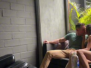 Abby Carter got turned on by her patient during the quickie session. He fucked her tight wet pussy hard in missionary until she came.