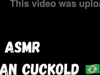 Brazilian couple in wet pussy cuckold sex