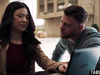 hey, asian teen lulu chu overhears milf slimthick vic banging roommate seth gamble