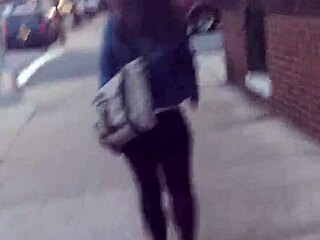 Wow, check out that short girl's incredibly phat ass moving around!