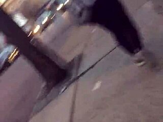 Wow, check out that short girl's incredibly phat ass moving around!