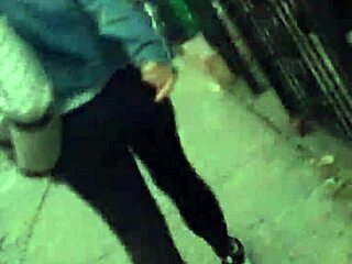 Wow, check out that short girl's incredibly phat ass moving around!