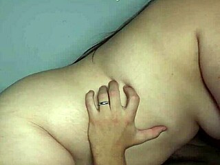 Man, this horny chubby Latina milf with big tits gets fucked so good in cowgirl riding! 🔥