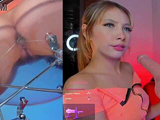 LATINA SLUT ENJOYS MACHINE SUCKING AND VIBRATOR THRUSTING IN HER TIGHT PUSSY