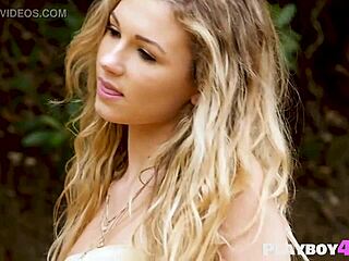 Big Tits Milf Model Dances In Lingerie Outdoors. She Performs Hot Striptease With Boobs Exposed.