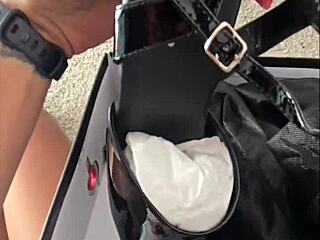 Hey, check me modeling these sexy new pleaser heels with teasing foot fetish vibes and clothes ripping action! 👠🔥