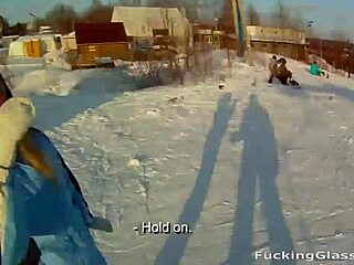 Snowboarder Chick Rosemary Moyer Loves Cock!