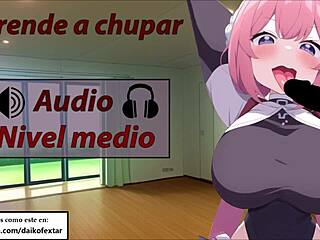 hey wanna check out this hot joi cei tutorial for medium level blowjobs with a dominant spanish teacher and bdsm slave vibes