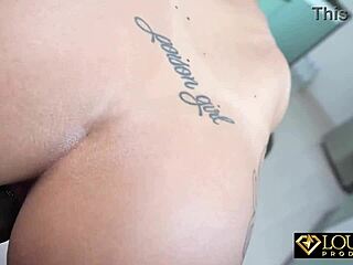 Amateur Brunette Gags On Cock Before Intense Anal Assfucking Session.