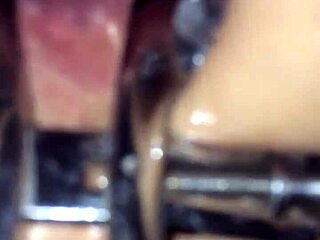 Shemale Explores With Speculum Tool