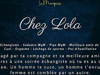 in chez lola the french audio captures a swinging libertin encounter full of european passion
