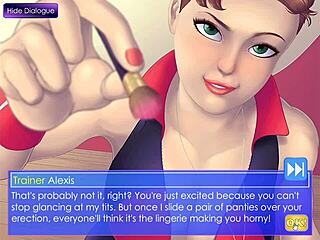 Intense Strapon Domination In Crossdressing Game As Your New Life Trainer Alexis