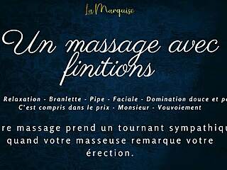 Unexpected Massage Turns into French Blowjob with Satisfying Finish