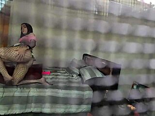 Hey, so my stepsis caught me peeking through the window and things got wild with deepthroat blowjob and doggystyle fucking